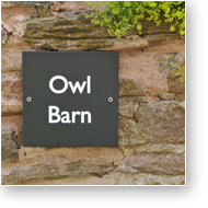 The Owl Barn Sign
